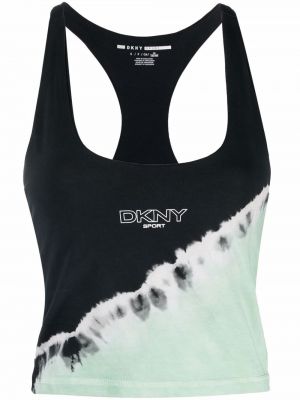 Tie dye crop top Dkny blå