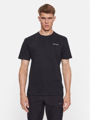 T-shirt Columbia nero