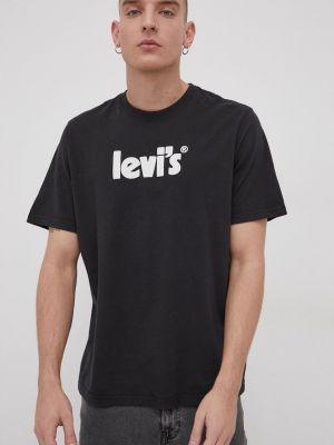 Pamučna majica Levi's® crna