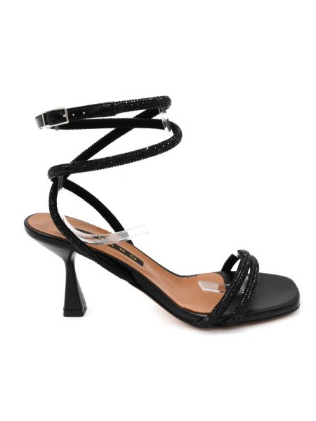 Sandale mit absatz mit hohem absatz Albano schwarz