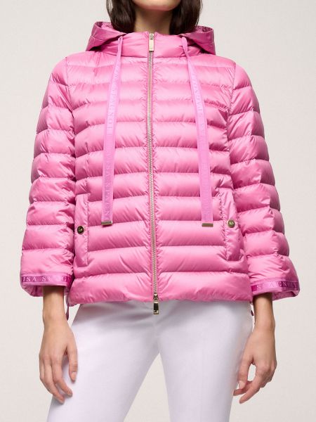 Демисезонная куртка Luisa Spagnoli розовая