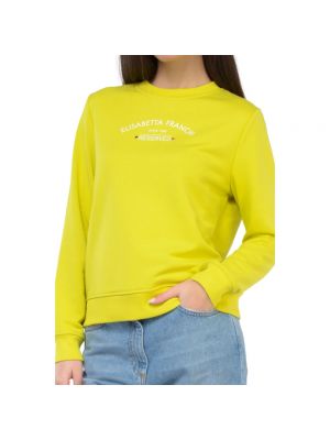 Sweatshirt Elisabetta Franchi gelb