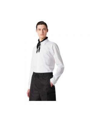 Camisa slim fit deportiva Emporio Armani blanco