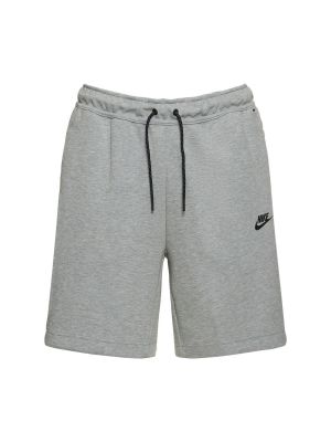Pantalones cortos de tejido fleece Nike gris