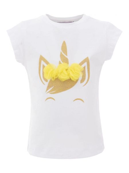 T-shirt for piger Mimi Tutu hvid