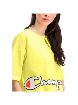 Tričko s krátkými rukávy Champion žluté