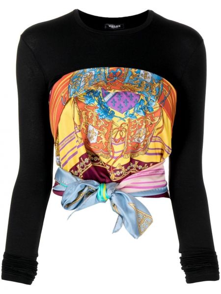 T-shirt Versace svart