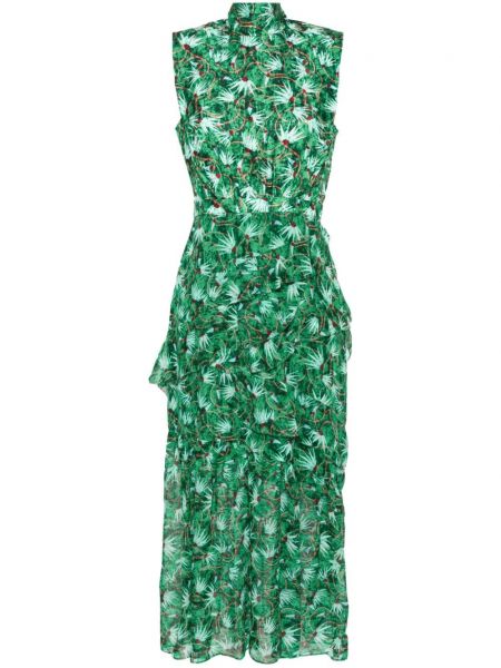 Макси рокля Saloni зелено