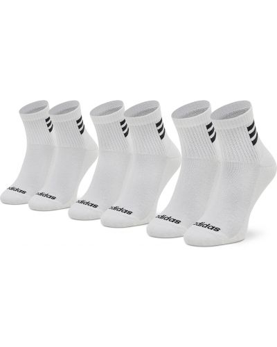 Pruhované ponožky Adidas Performance biela