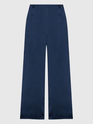 Шелковые брюки Cult Gaia синие