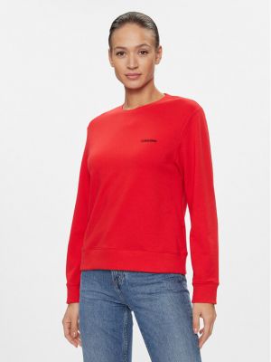 Priliehavá mikina Calvin Klein Underwear červená