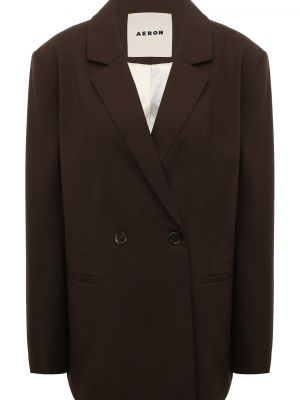 Шерстяной пиджак Áeron коричневый