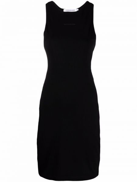 Mini vestido sin mangas Calvin Klein Jeans negro