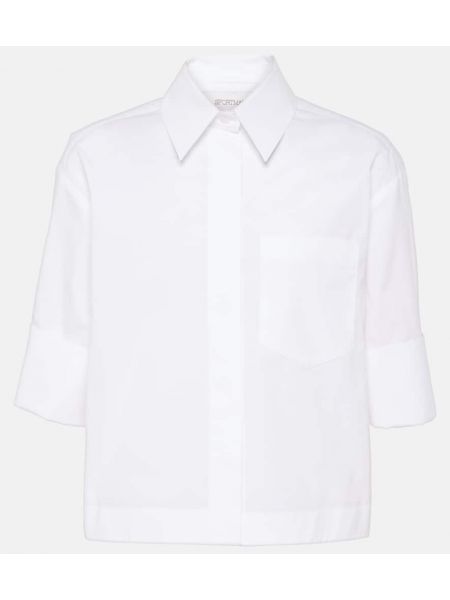 Pamučna košulja Sportmax bijela