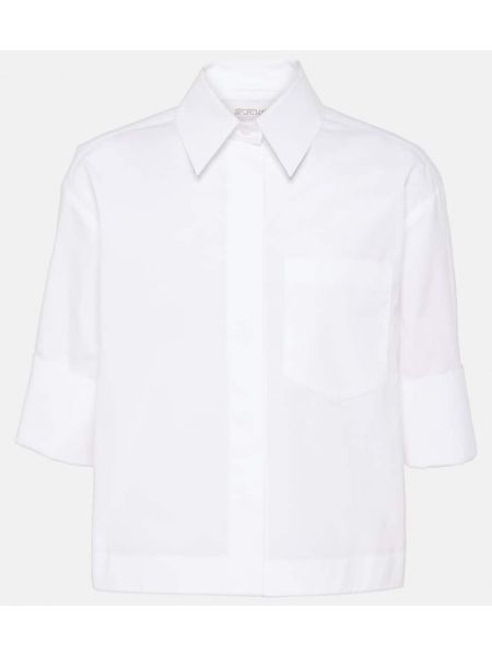 Chemise en coton Sportmax blanc