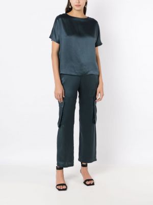 Šilkinis marškinėliai Uma | Raquel Davidowicz žalia