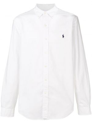 Siuvinėta marškiniai slim fit Polo Ralph Lauren balta