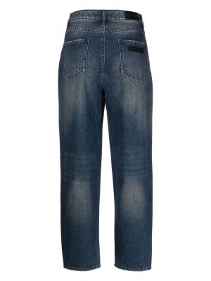 Distressed straight jeans Armani Exchange blau