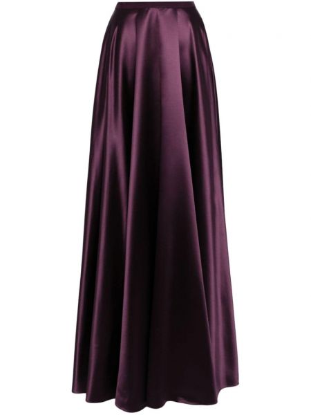 Satin lang nederdel Jenny Packham lilla