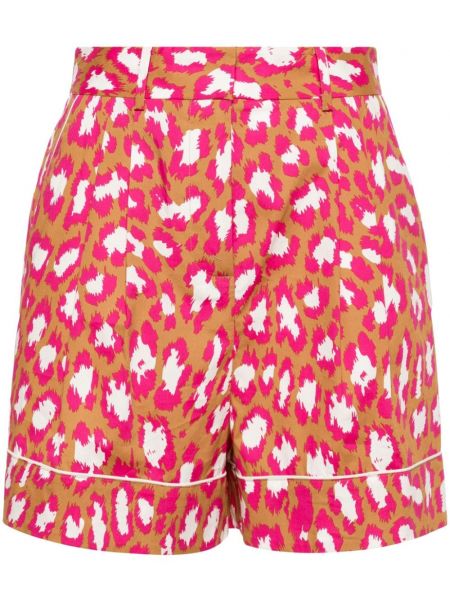 Leopardi painettu shortsit Dvf Diane Von Furstenberg