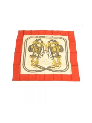 Pañuelo de seda Hermès Vintage rojo