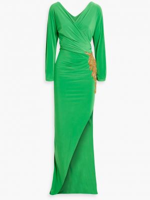 Платье из джерси Rhea Costa зеленое