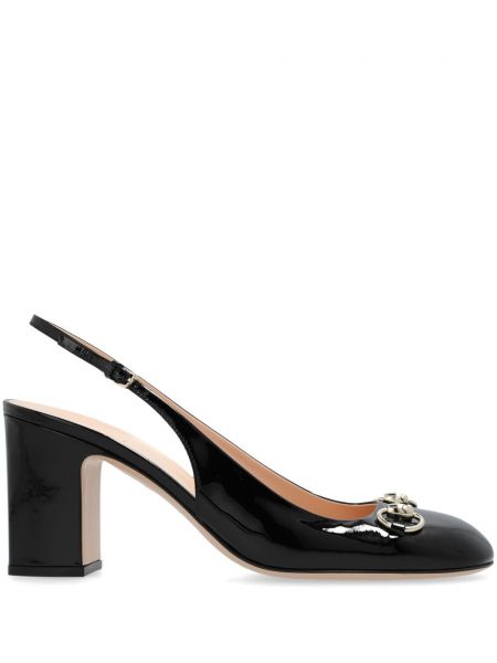 Slingback pumper med stropper Gucci sort