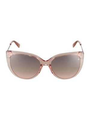 Слънчеви очила от розово злато Calvin Klein Jeans розово