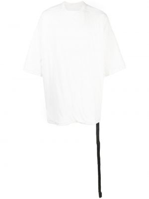 T-shirt en coton avec manches courtes Rick Owens Drkshdw blanc