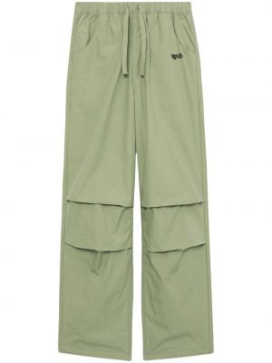 Памучни прав панталон Izzue зелено