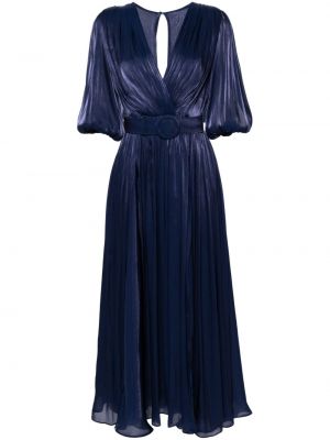 Sukienka długa Costarellos niebieska
