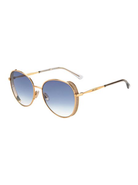 Okulary przeciwsłoneczne z różowego złota Jimmy Choo