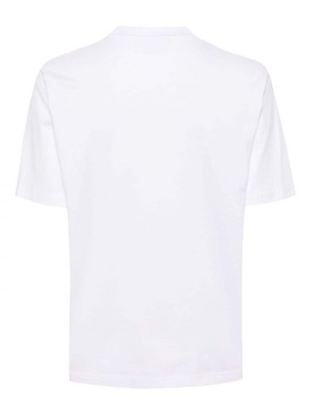 T-shirt aus baumwoll Lacoste weiß