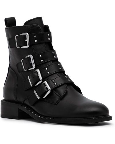 Ankle boots skórzane Carvela czarne
