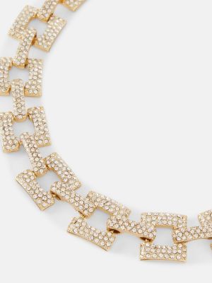 Křišťálový náhrdelník Max Mara zlatý