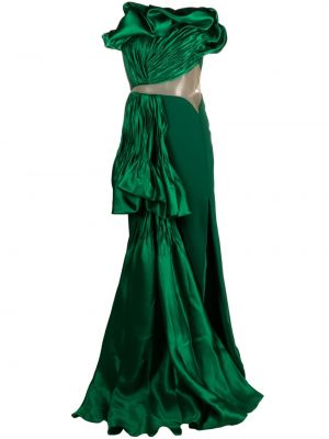 Коктейлна рокля Gaby Charbachy зелено
