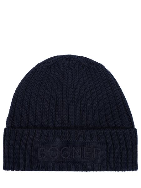 Синяя шапка Bogner