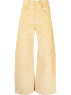 Cord jeans ausgestellt Marni gelb