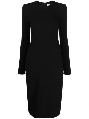 Přiléhavé večerní šaty Victoria Beckham černé