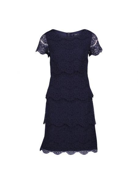 Elegantes minikleid mit kurzen ärmeln Vera Mont blau