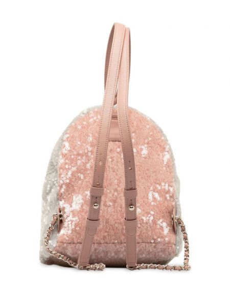 Pailletten rucksack Chanel Pre-owned pink