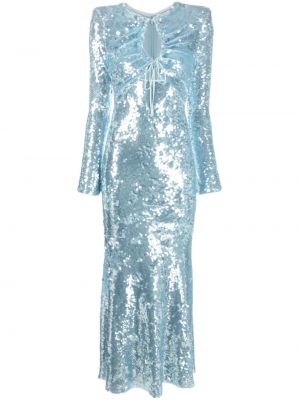 Vakarinė suknelė su blizgučiais Self-portrait mėlyna