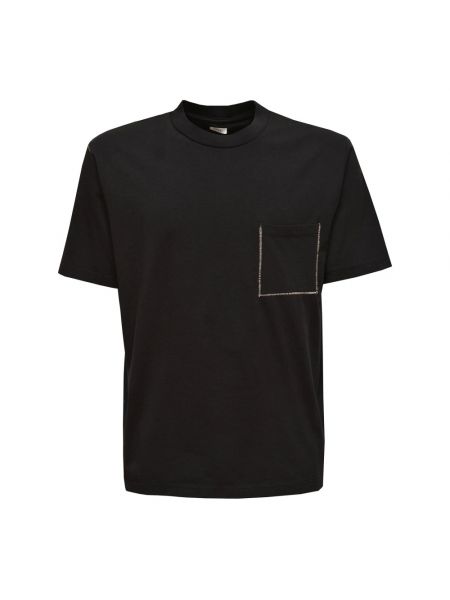 Gesteppte t-shirt mit taschen Covert schwarz