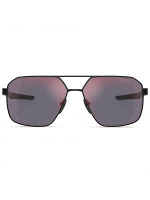 Sonnenbrille Prada Linea Rossa schwarz