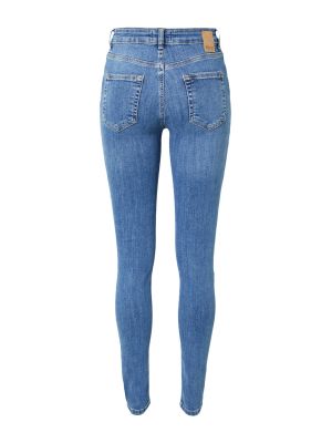 Jeans skinny Pieces bleu