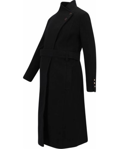 Medzisezónny kabát Dorothy Perkins Maternity čierna