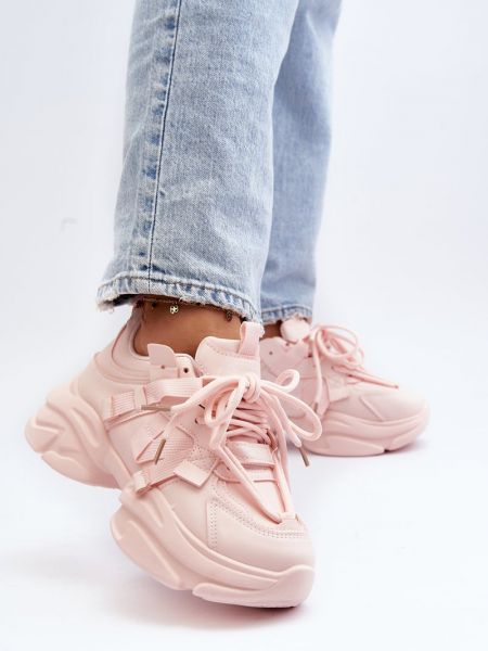 Sneakerși chunky Kesi roz