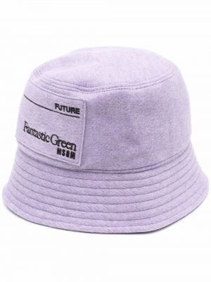 Sombrero con estampado Msgm violeta
