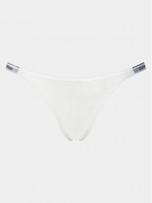 Chiloți tanga Calvin Klein Underwear alb