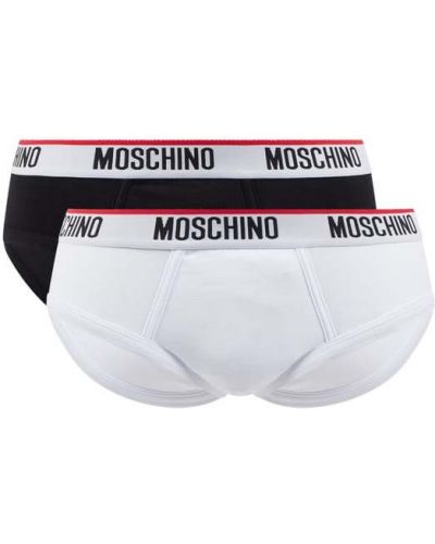Figi Moschino Swim + Underwear, biały